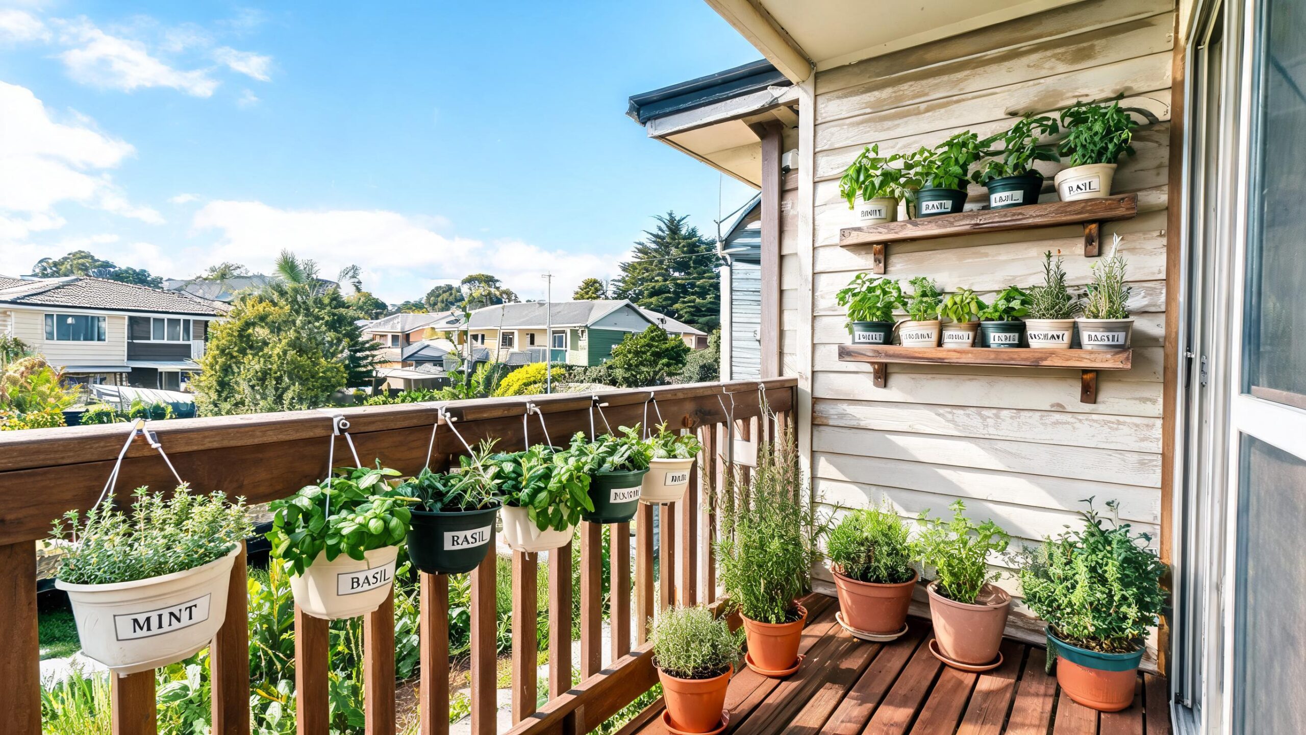 balcony herb planters NZ