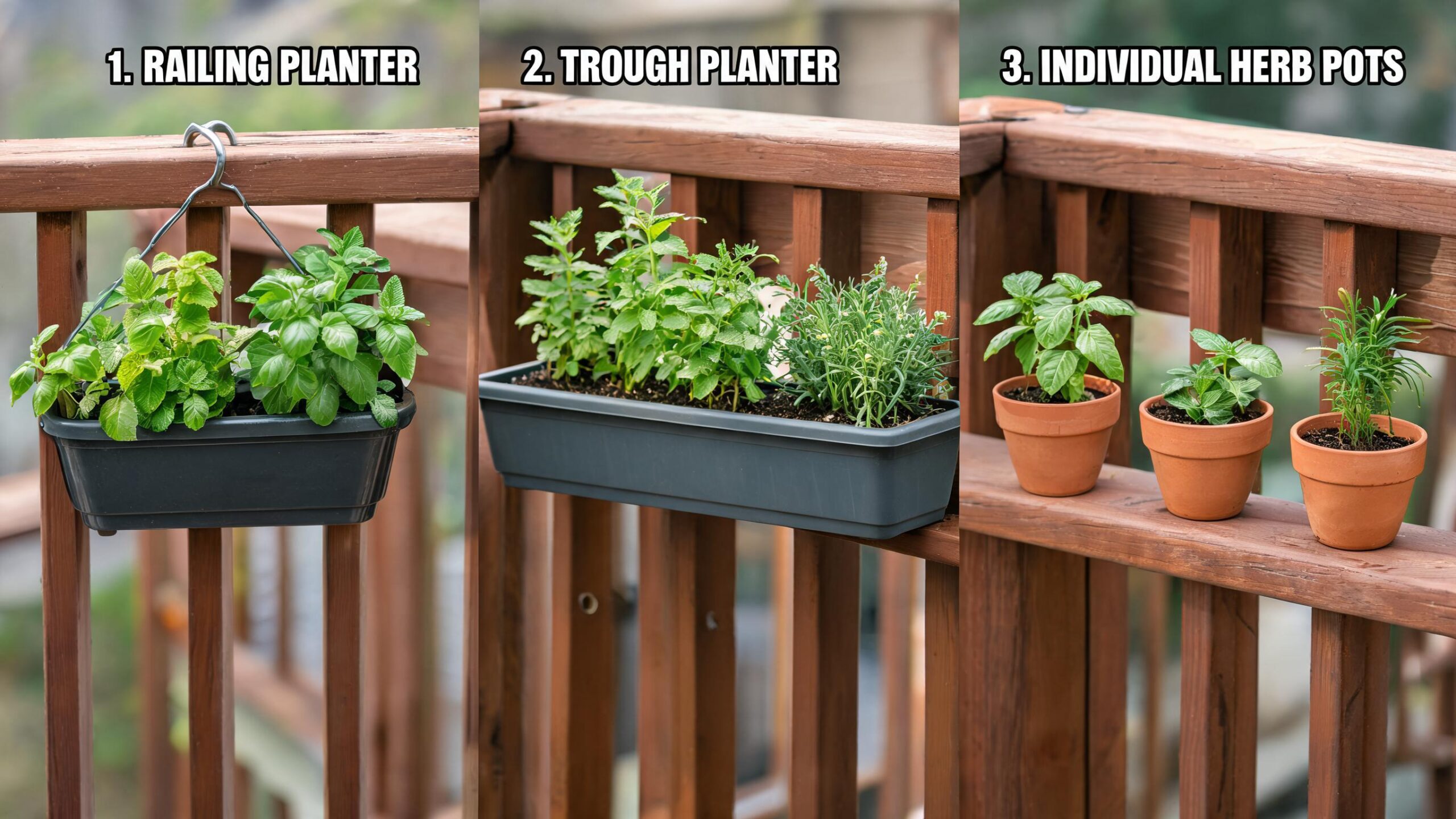 balcony herb planters NZ