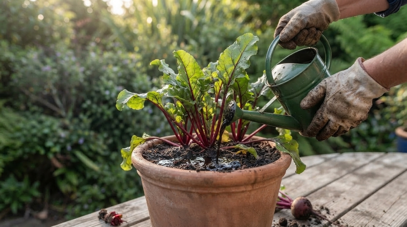 growing beetroot in pots
