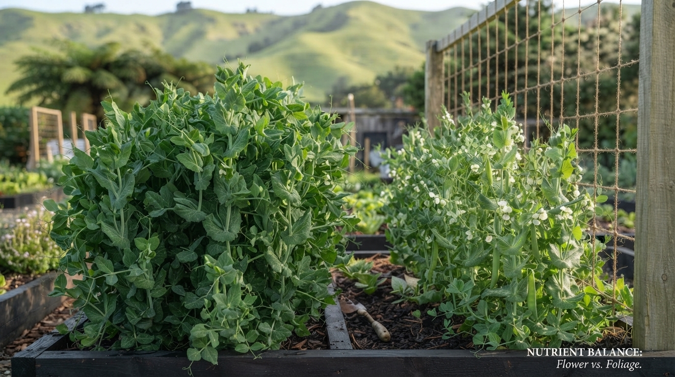 peas not flowering
