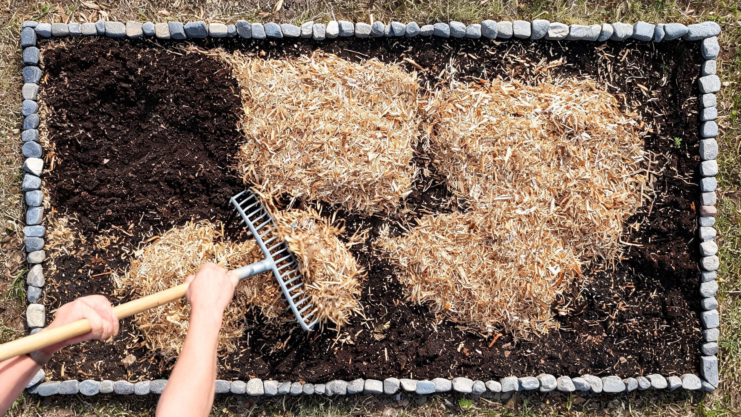 preparing garden soil for spring